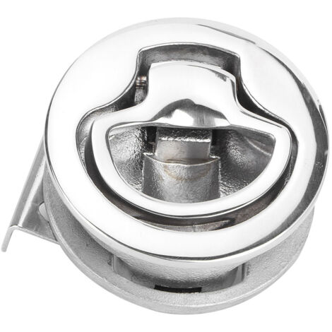 Loquet de traction affleurant de trappe de pont rond de bateau d'acier inoxydable de 2 pouces pour le Yacht marin