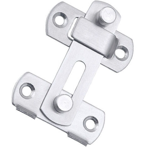 Loquet plat à 180 degrés, mini-loquet, loquet de porte, cage pour animaux en acier inoxydable, verrou de sécurité pour porte de grange, loquet de levier de vitesse, loquet antivol, serrure