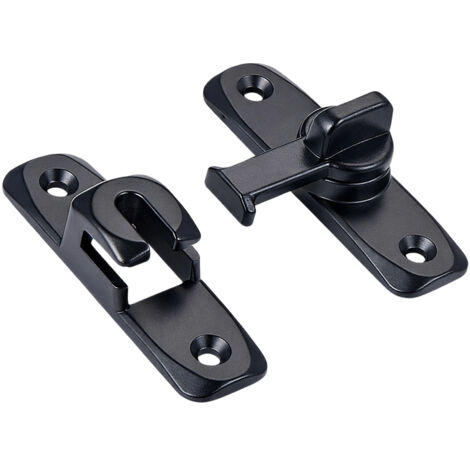 Loquet pliant à 90/180 degrés, verrou de porte coulissante, loquet de porte coulissante, ferme-porte de porte coulissante, verrou de porte coulissante, serrure de porte, verrou de porte coulissante no