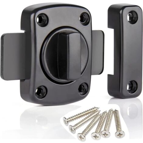 Loquet verrou de porte de salle de bain de fenêtre de cabinet pivotant verrou de sécurité à loquet
