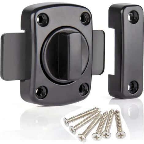 Loquet verrou de porte de salle de bain de fenêtre de cabinet pivotant verrou de sécurité à loquet