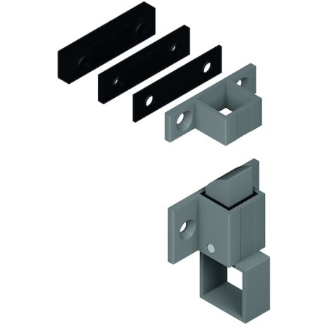 Loqueteau 6402 - CROISEE DS Argent 45                                                                 Argent            Avec    45