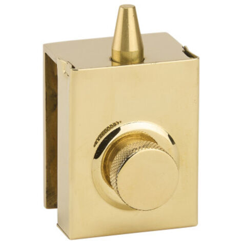 Loqueteau à bouton 1400 - STREMLER                                                                Laiton poli              55  42