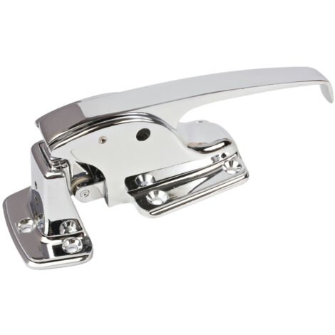 Loqueteau automatique chromé avec gâche modèle 652 141mm - FERMOD - 652.01