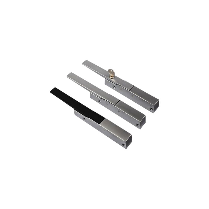 Fermod - Loqueteau automatique pour porte épaisseur 22 - Décor : Chromé / Satiné - Serrure : Avec