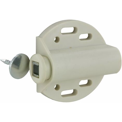 Loqueteau magnétique MS6 ARELEC - Blanc - Force 6 Kg - MS6BLANC