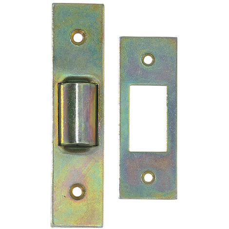 Loqueteau pour meuble à entailler en acier zingué – Résistant aux intempéries – Dimensions 78 x 19 mm – 3402001 – Devismes