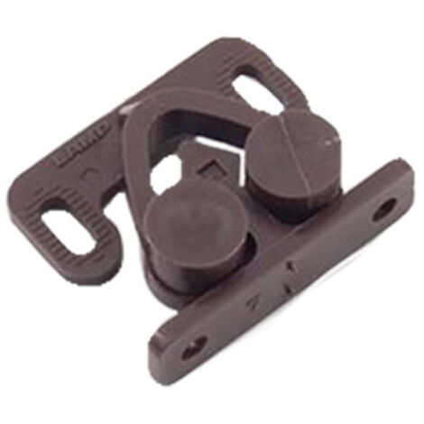 Loqueteau pour meuble en résine marron – Résistant à la rouille – Pour bois dur – Système à rouleaux pour ouverture fluide – Sugatsune