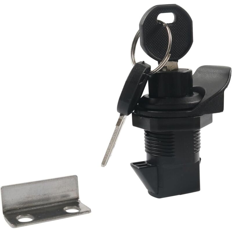 Loquets sécurisés à bouton poussoir en nylon pour rangement de camions, boîtiers électriques, boîte à outils, loquets à mécanisme de verrouillage
