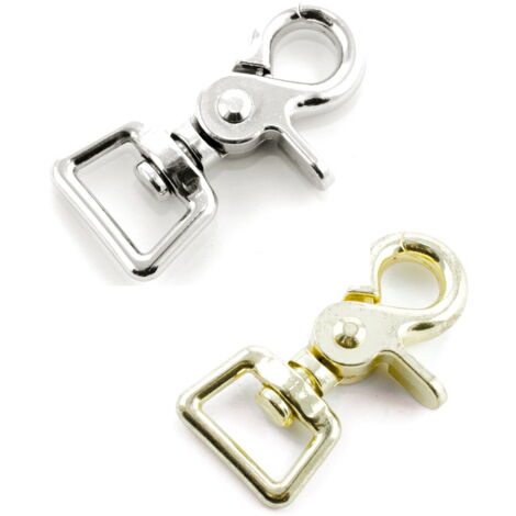 L'or - Mousqueton pour rênes avec chambre carrée taille unique