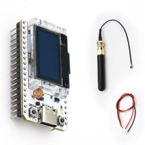 LoRa Development Board for ESP-32 V3 with OLED Screen and Antenna, Dual-Core 240 MHz Bluetooth WiFi USB C for ESP-32 IoT Board 863 928 MHz for Arduino