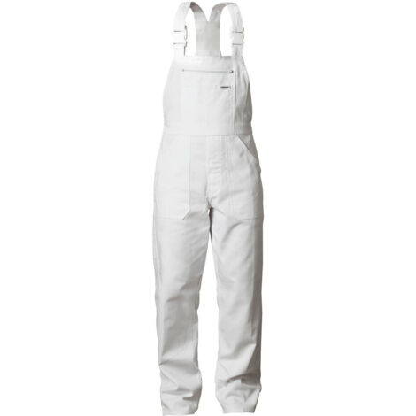 LORCH Latzhose Weiss Größe 58