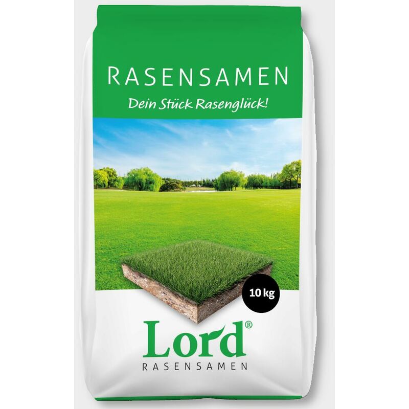 Rudloff - lord graines de gazon pelouse de luxe 10 kg graines d'herbe, gazon fin, gazon sportif, gazon de jeu, semences