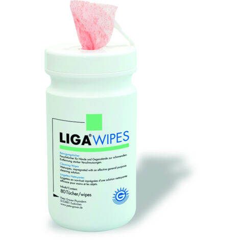 LORDIN Wipes Feuchttücher für Hände & Gegenstände Dose a 80 Tücher 20x27 cm