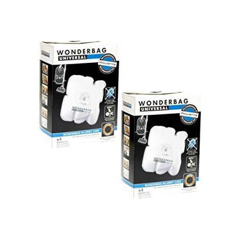 Los 2 Kisten mit 4 Wonderbag Micro-Faser Wonderbag für Staubsauger Rowenta WB484720