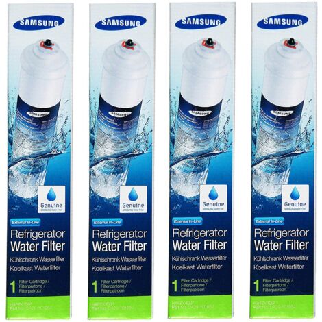 Los 4 Originalwasserfilter für den amerikanischen Kühlschrank Samsung