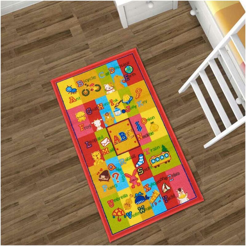 

Alfombra infantil Sphinx ABC en poliamida multicolora - Multicolore