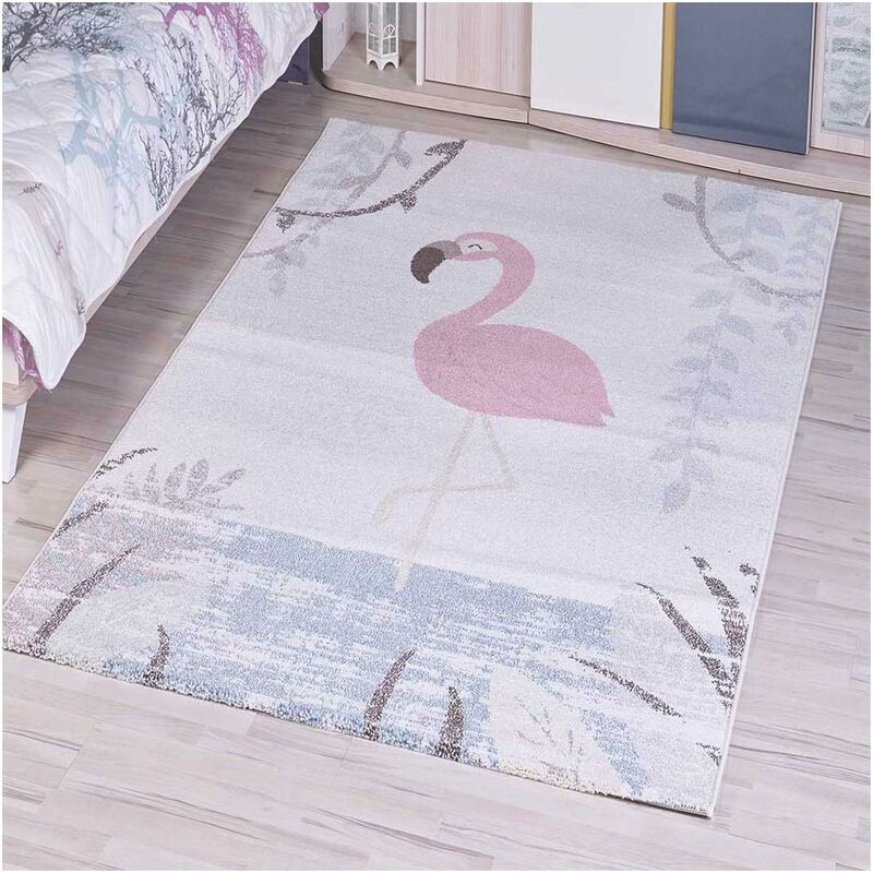 

Los niños alfombra 80x150 cm rectangular KLK PERONA Cream Room adecuado para calefacción por suelo radiante - Crème