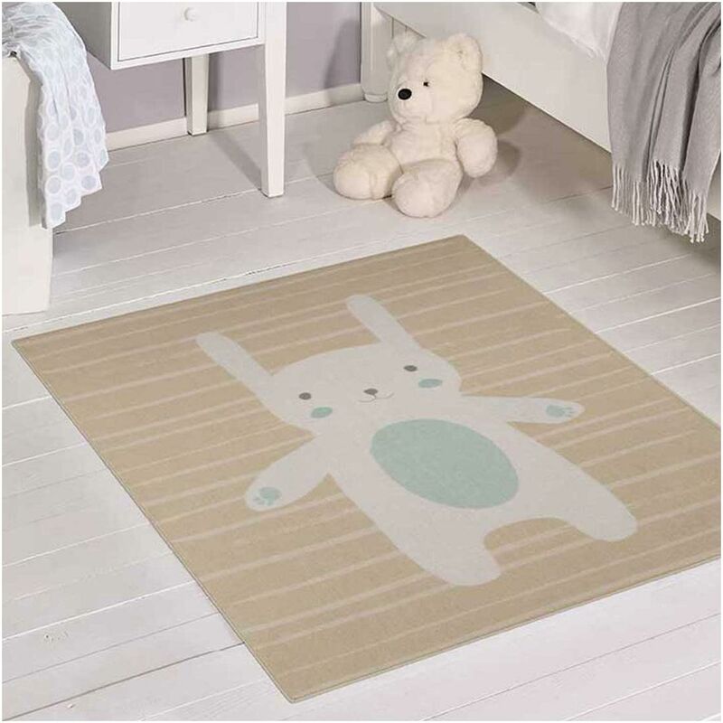 

Crema Nylon Bunny MD Alfombra infantil - Crème