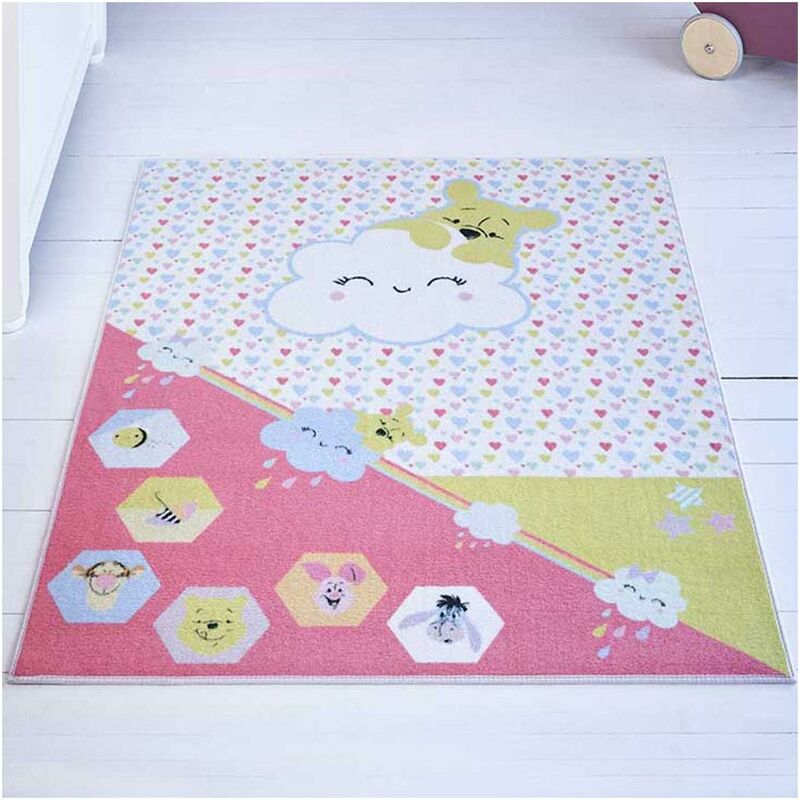 

Kids Carpet Winnie 02 Amor en Nylon Pink - Rose