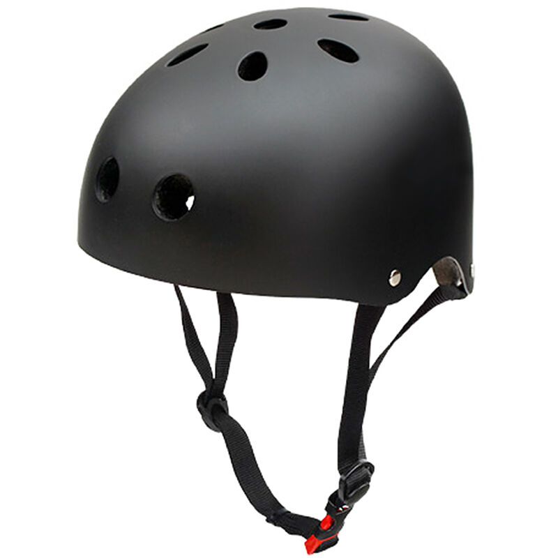 

Los ninos Casco Protector monopatin Casco Impacto resistencia a la ventilacion para los ninos Monopatin Vespa patinaje, Negro, M