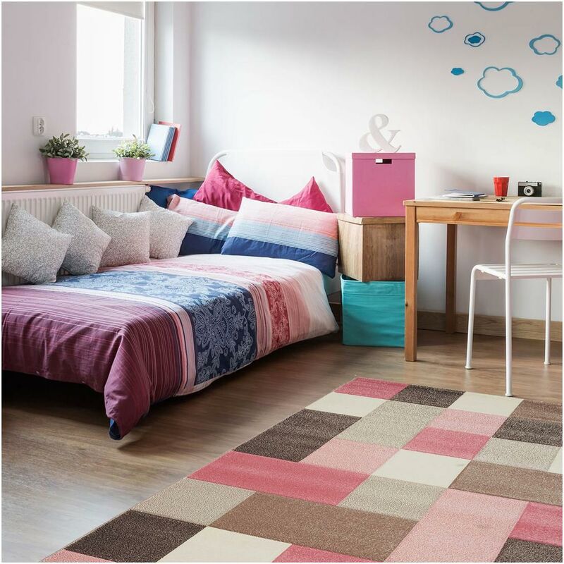 

Azulejos de polipropileno multicolores para niños alfombra - Rose