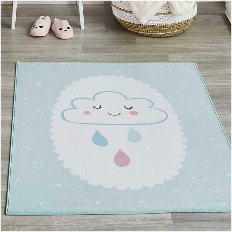 

Recuento de abrazo MD Kid Rug in Nylon azul - Bleu