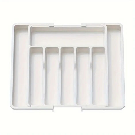 Los organizadores de cajones de cocina son herramientas prácticas para organizar y guardar los utensilios de cocina. (1 unidad por paquete)