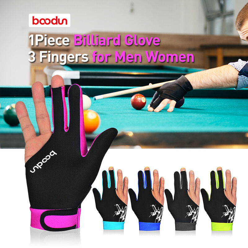 

1Piece billar Guante de 3 dedos Shooters Cue Guante deportivo Hombres Mujeres billar Guantes Izquierda Derecha intercambiables o ruso, gris, L