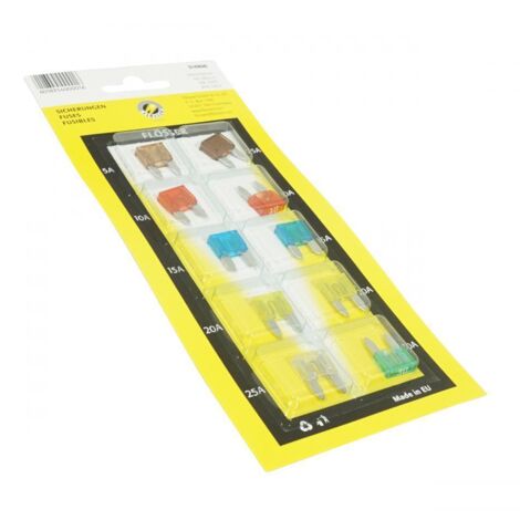 Los von 10 Minisicherungen 11x16x4mm flach steckbar flosser für