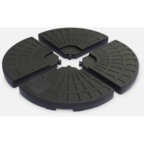 Losa lastrada para sombrilla de 48x48cm, set de 4
