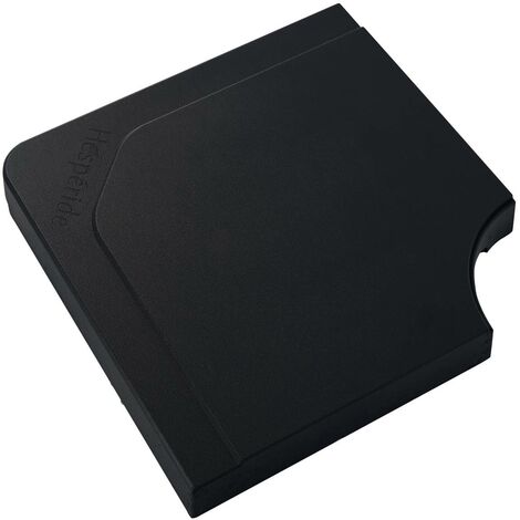 Losa para sombrilla Stacio Negro - 15 kg - Hespéride