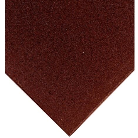 Loseta de Caucho Profesional Grano Fino 50x50cm - Roja