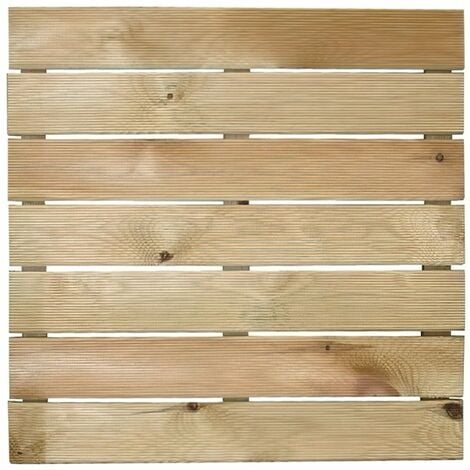 Loseta Madera Autoclave 50x50 cm.
