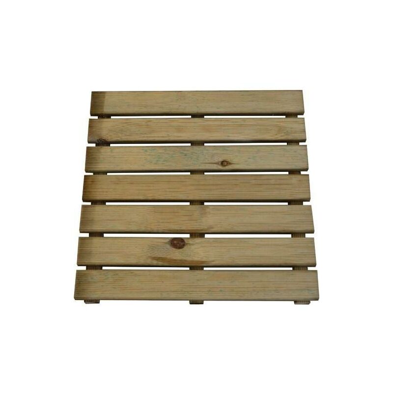 

Loseta de madera con tratamiento autoclave 50 x 50 cm