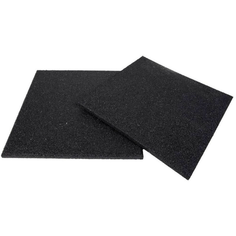 

Losetas de caucho Macizas 100x100cm. Color Negro (Varios grosores) - 15 mm -