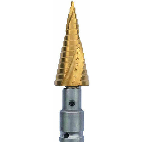 LOST Foret Foret étagé Rainure en spirale Foret pagode en spirale avec joint (4-20 mm)