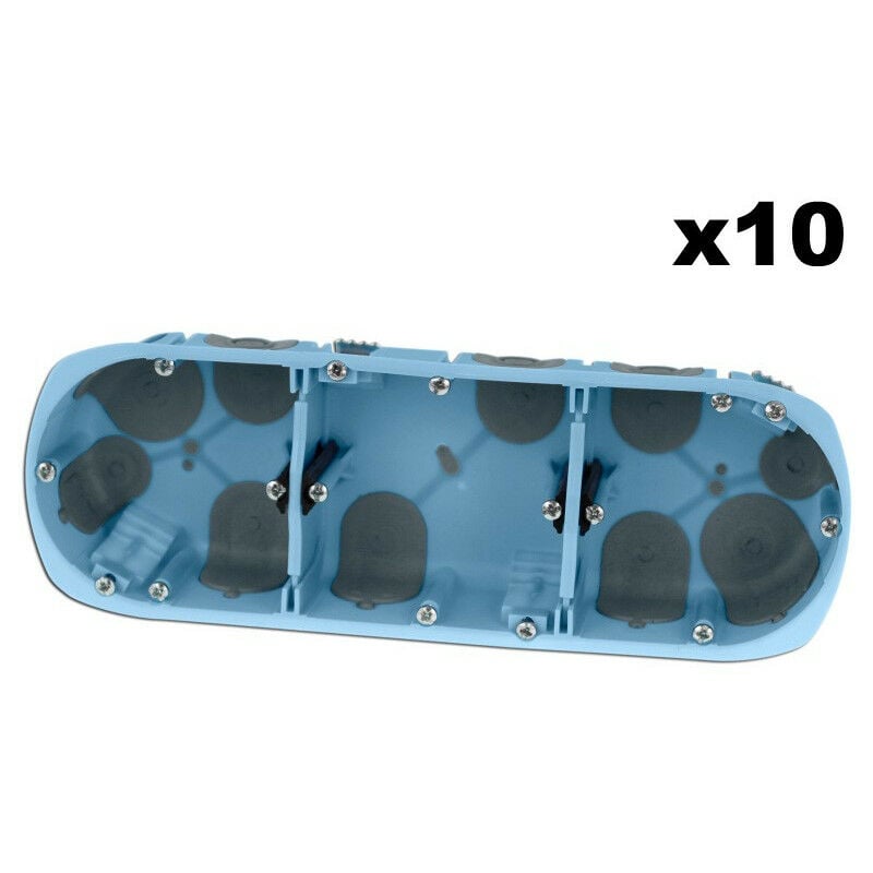 Lot 10 Boîtes triples XL AIR'métic d67 p40 entraxe 71 (52066)