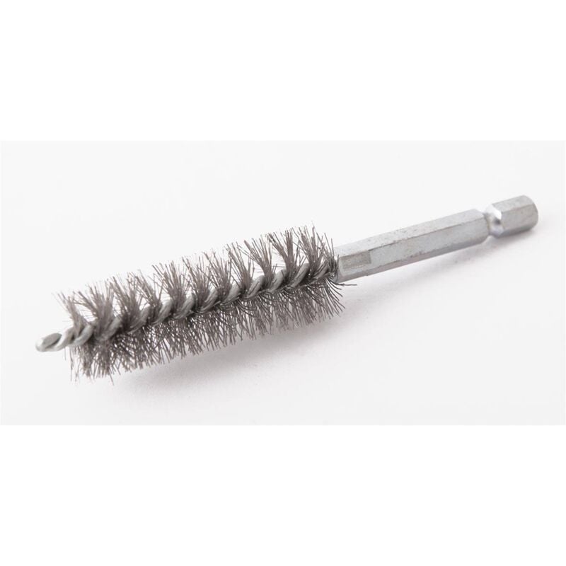 Clas - Lot 10 brosses métal ø18mm x q. 6,35 mm pour nettoyage puits et sièges injecteurs - sa 0628 Equipements