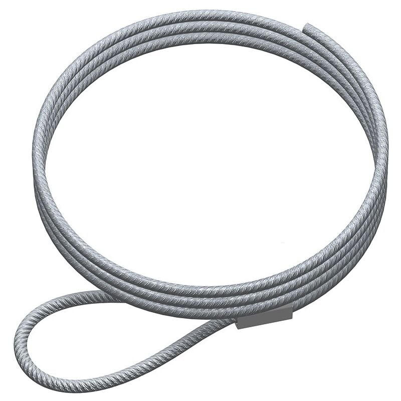 Lot 10 câbles à boucle en acier