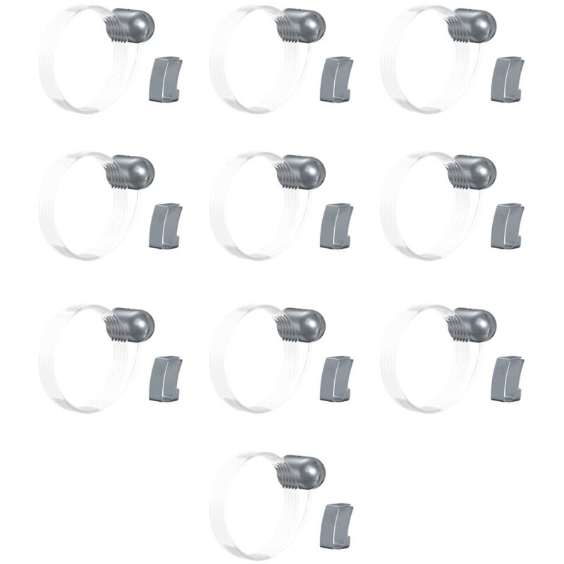 Lot 10 Kits Newly Solohanger câble perlon slider charge 4 kg - Fixation autonome murale