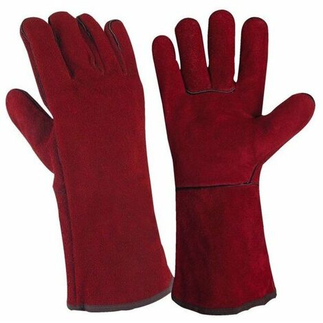 Lot 10 Paires Gant Soudeur Tout Croute De Bovin Couture Kevlar Taille 10 Unique