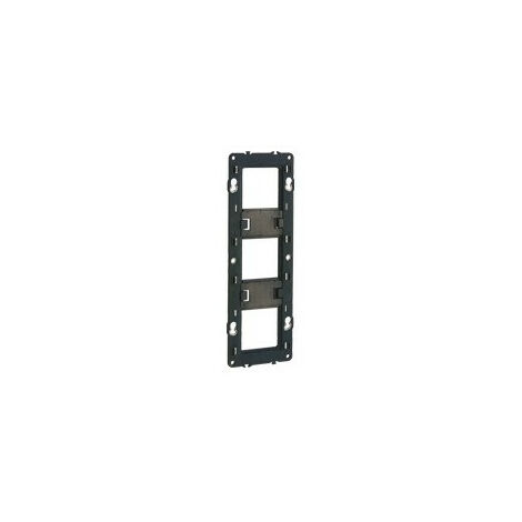 Lot 10 Supports Pour Fixation À Vis 3 Postes Horiz/Vert 6/8 Mod (080253)