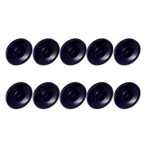 Lot 10 x Embout Capuchon Plat pour Montant de Trampoline Diamètre Extérieur 25mm