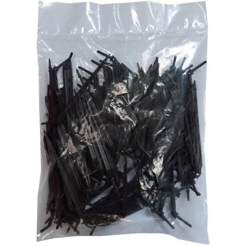 Piquet goutteur noir - Lot 100 - 5mm - 2L/H - Irrigation - Platinium