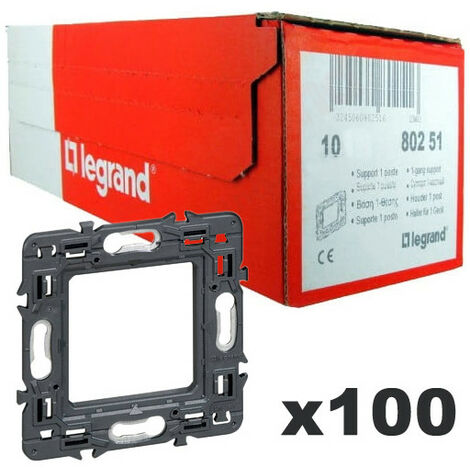 Lot 100 supports pour fixation à vis 1 poste 2 Mod (080251x100)