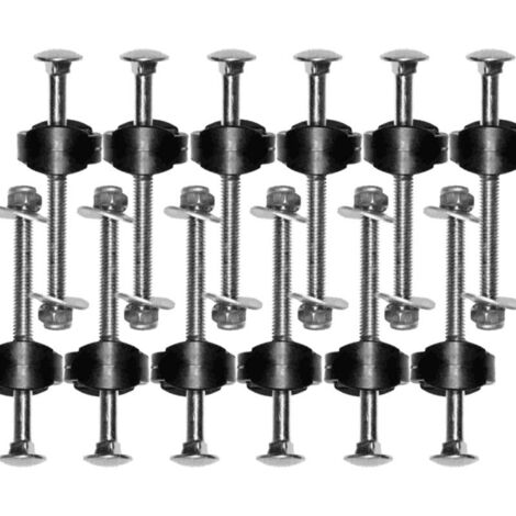 Lot 12 x KIT Vis 75mm Pour Trampoline Montant 25mm et Pied 38mm