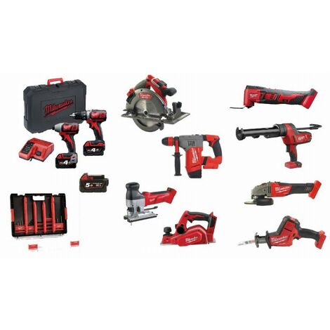 Perceuse visseuse MILWAUKEE M18 BLDD-202C - 18V + 2 batteries 2.0Ah,  chargeur - 4933448441