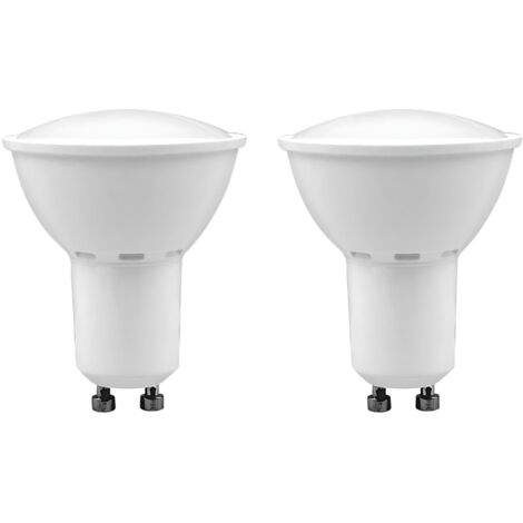 Lot 2 Ampoules LED GU10 6W Equi.50W 540lm 4000K 25000H 7hSevenOn Premium LED Bulbs