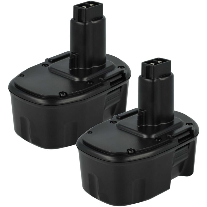 Vhbw - 2x Batteries outillage (3000 mAh, NiMH, 14,4 v), compatible avec Dewalt DW918, DC985KA, DW906, DC984VA, DC985VA, DW055K-2, DW054K-2, DW928K